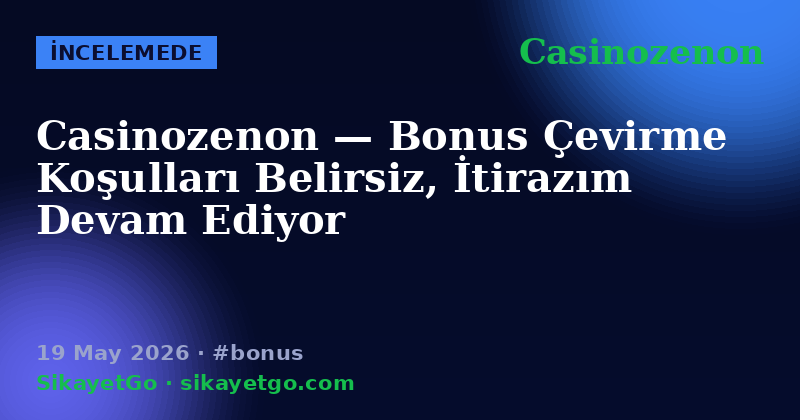 Casinozenon — 19 May 2026