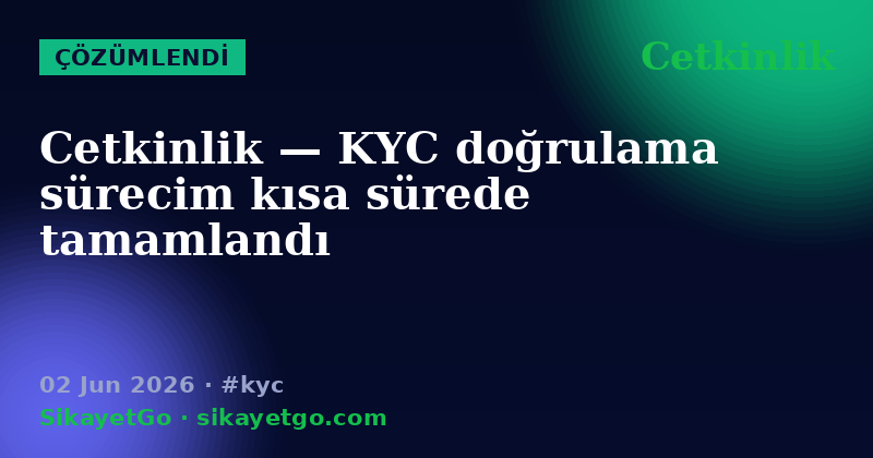 Cetkinlik — 02 Jun 2026