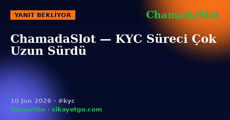 ChamadaSlot — 10 Jun 2026