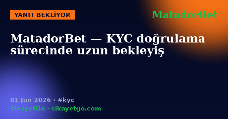 MatadorBet — 01 Jun 2026