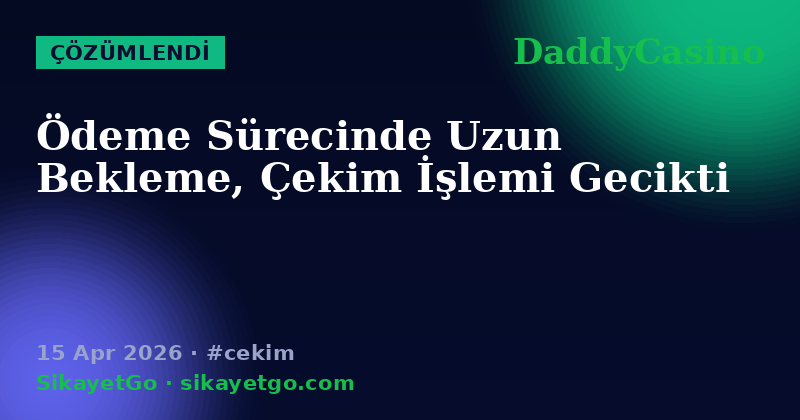 DaddyCasino — 15 Apr 2026