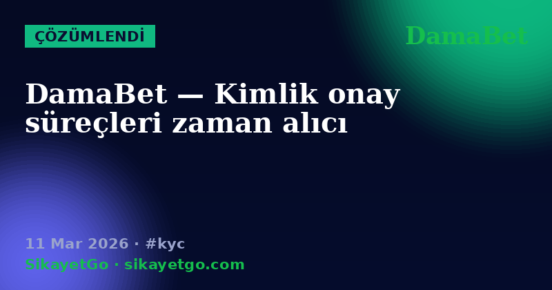 DamaBet — 11 Mar 2026
