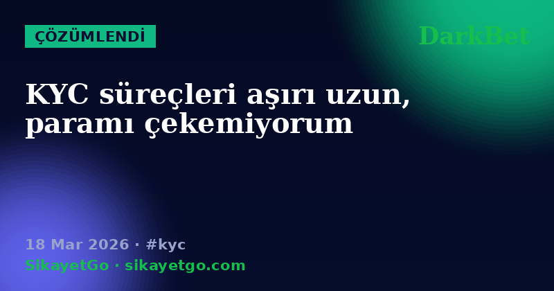 DarkBet — 18 Mar 2026