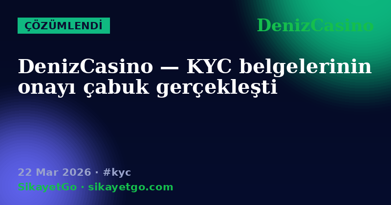 DenizCasino — 22 Mar 2026