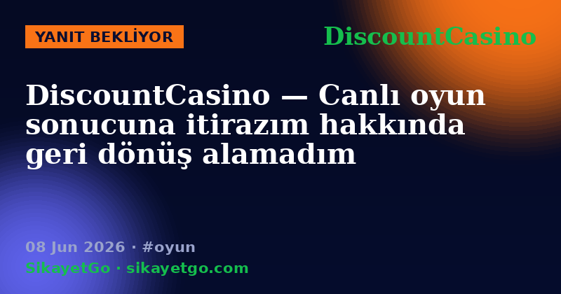 DiscountCasino — 08 Jun 2026