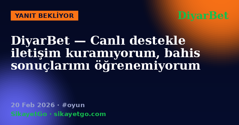 DiyarBet — 20 Feb 2026