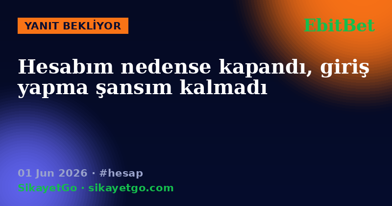 EbitBet — 01 Jun 2026