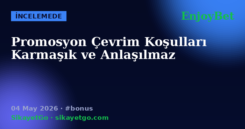 EnjoyBet — 04 May 2026