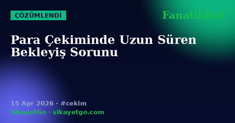 FanatikBet — 15 Apr 2026