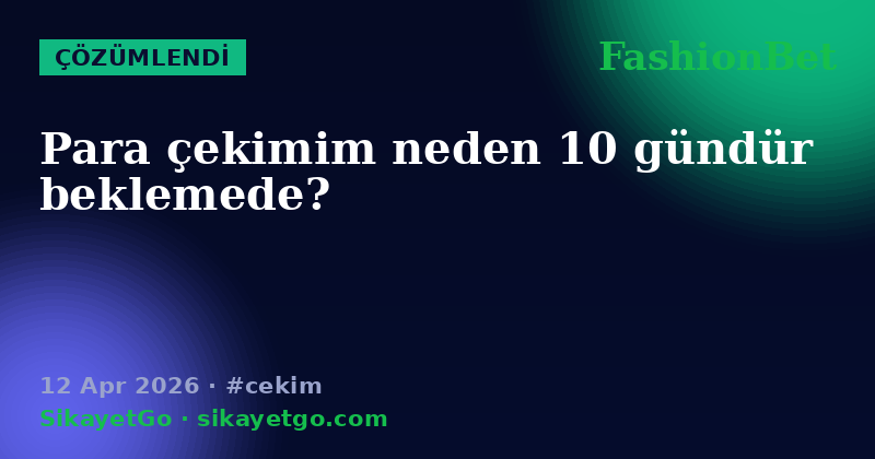 FashionBet — 12 Apr 2026