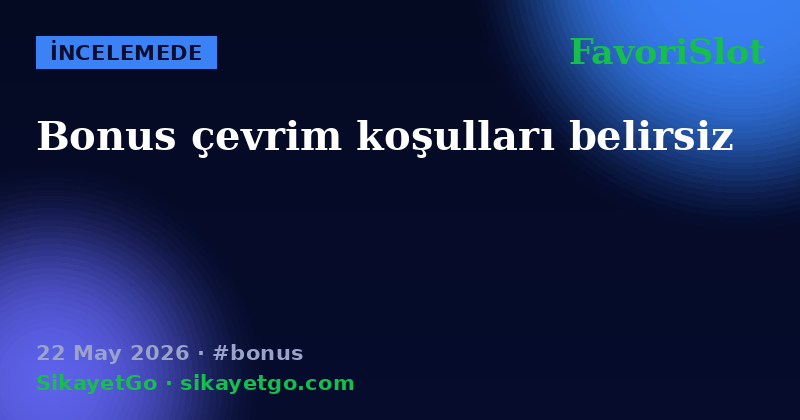 FavoriSlot — 22 May 2026
