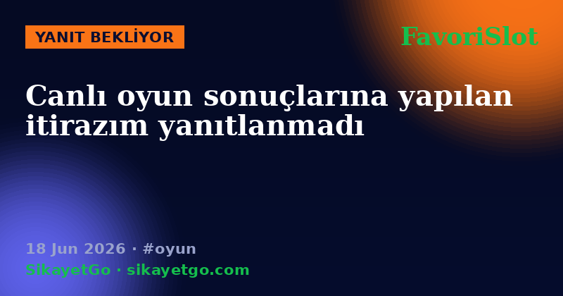 FavoriSlot — 18 Jun 2026