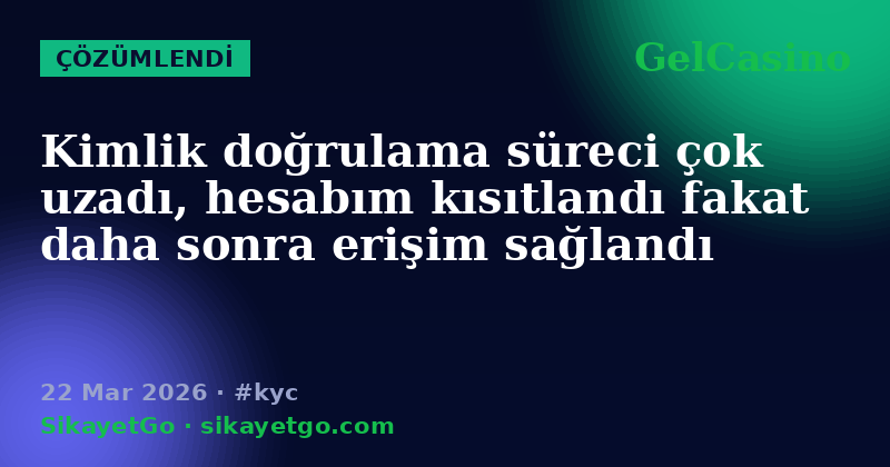GelCasino — 22 Mar 2026