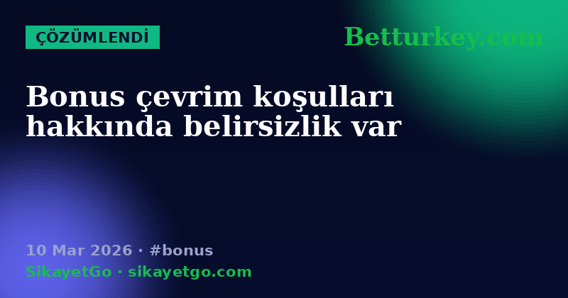 Betturkey.com — 10 Mar 2026