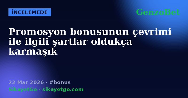 GenzoBet — 22 Mar 2026