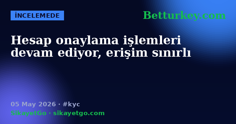 Betturkey.com — 05 May 2026