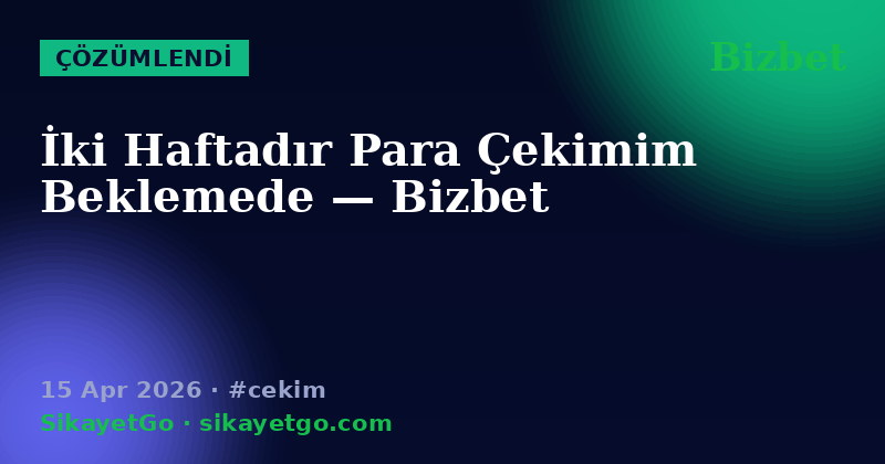 Bizbet — 15 Apr 2026