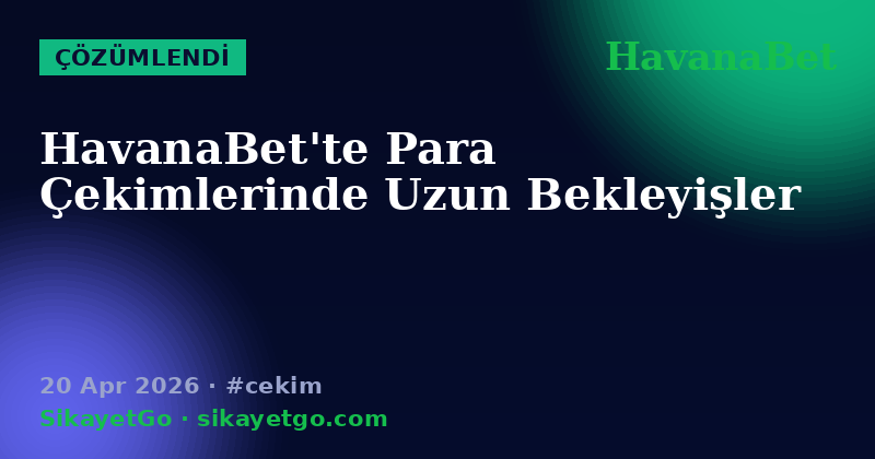 HavanaBet — 20 Apr 2026