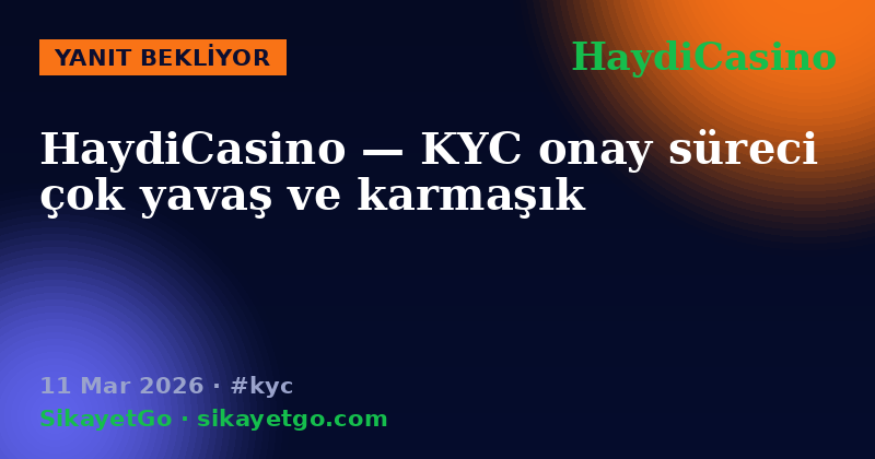 HaydiCasino — 11 Mar 2026