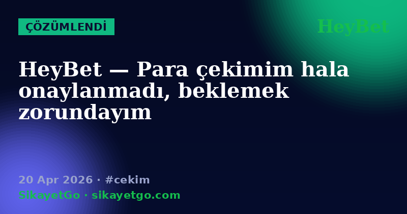 HeyBet — 20 Apr 2026