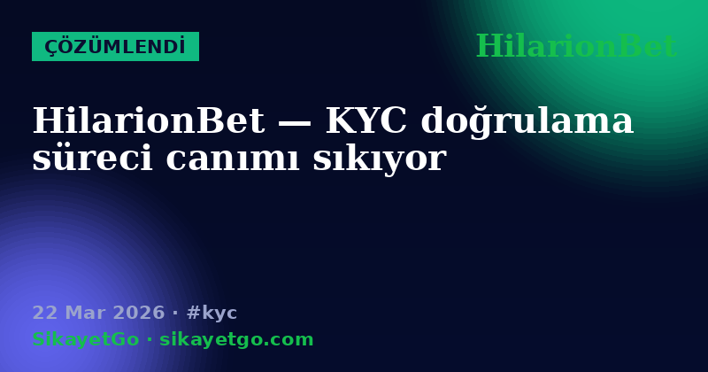 HilarionBet — 22 Mar 2026
