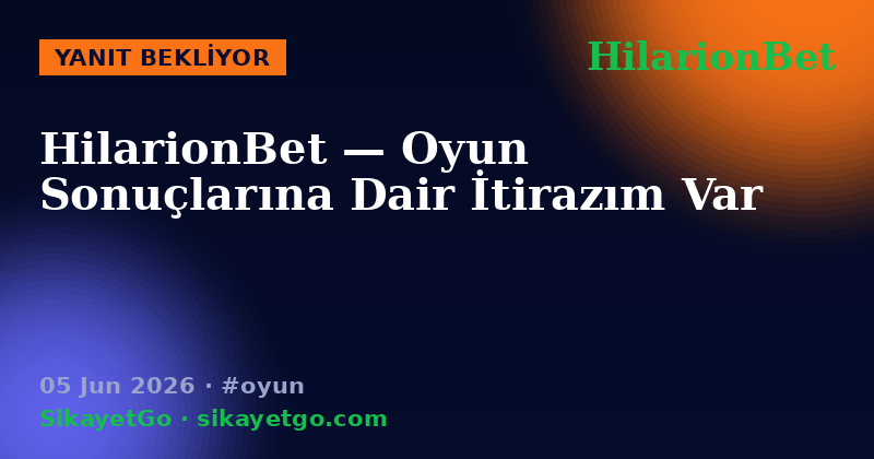 HilarionBet — 05 Jun 2026