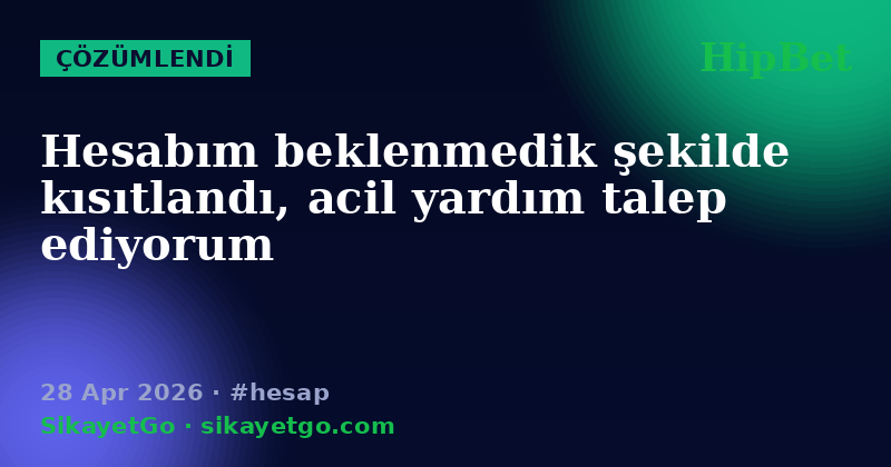 HipBet — 28 Apr 2026