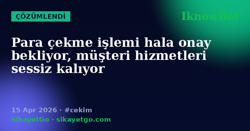 IknowBet — 15 Apr 2026