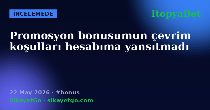 ItopyaBet — 22 May 2026
