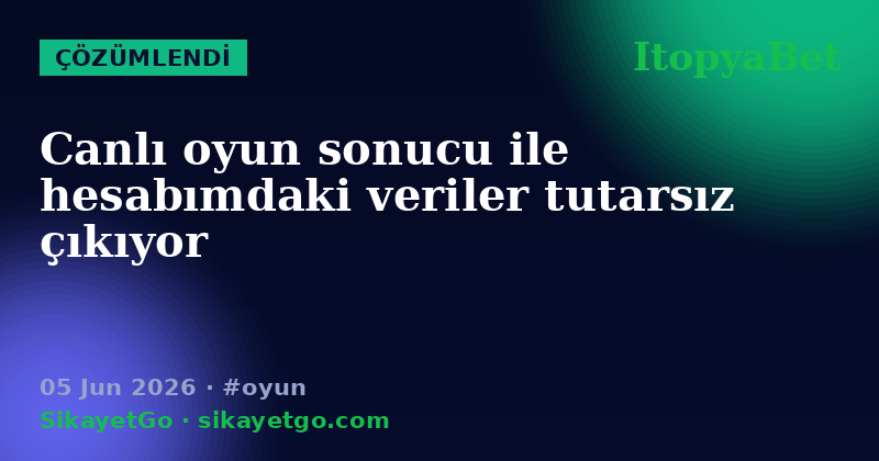 ItopyaBet — 05 Jun 2026