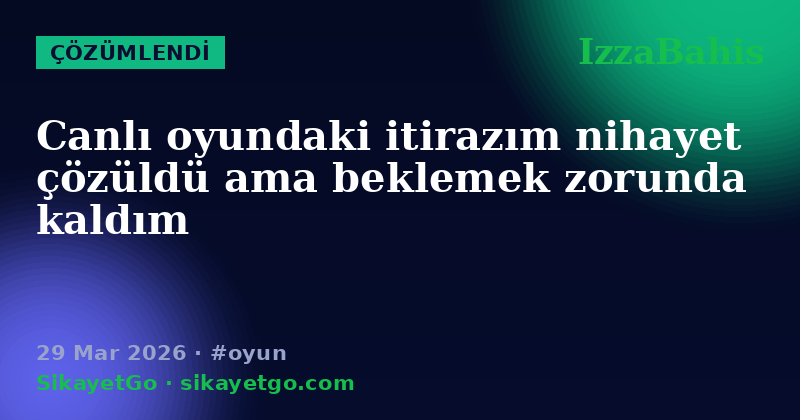 IzzaBahis — 29 Mar 2026