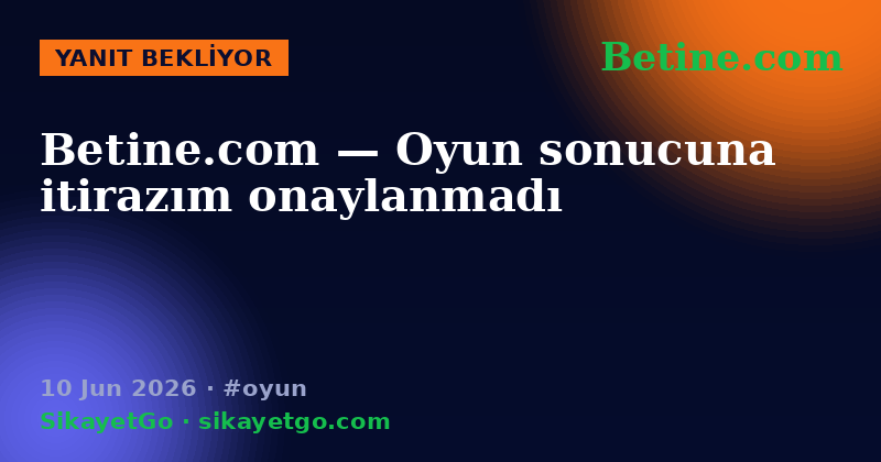 Betine.com — 10 Jun 2026
