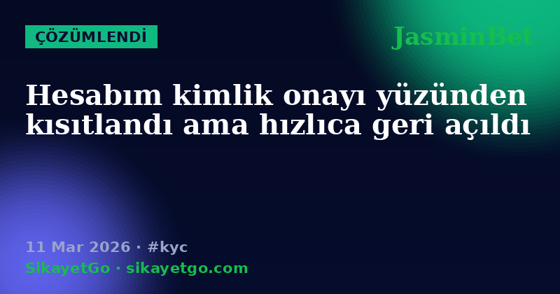 JasminBet — 11 Mar 2026