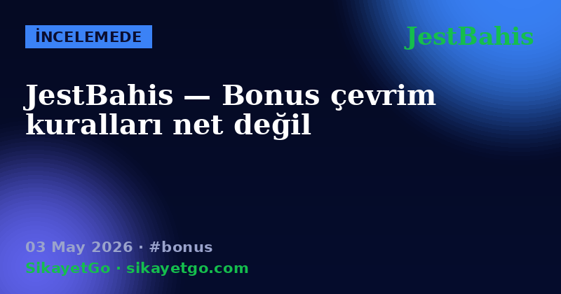 JestBahis — 03 May 2026