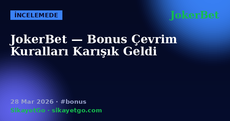 JokerBet — 28 Mar 2026