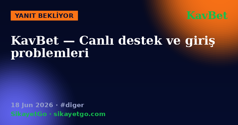 KavBet — 18 Jun 2026