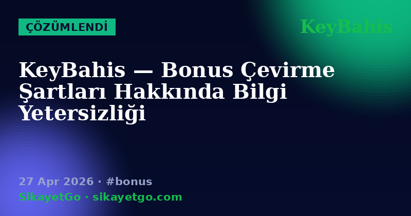 KeyBahis — 27 Apr 2026