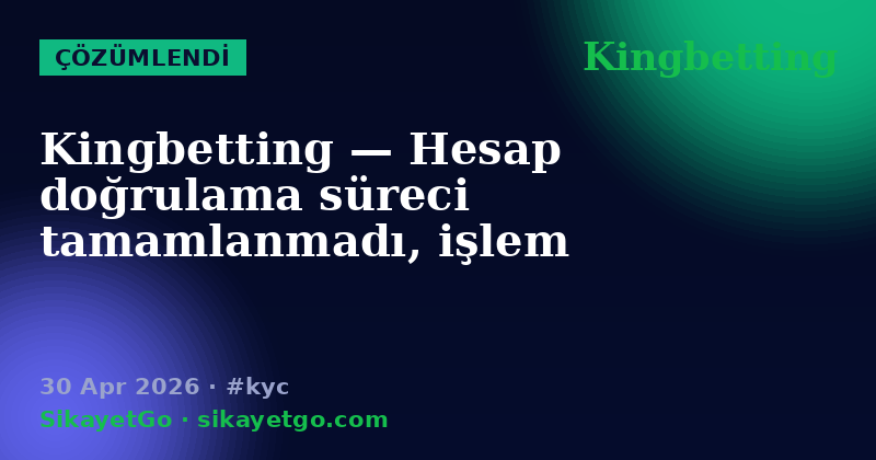 Kingbetting — 30 Apr 2026