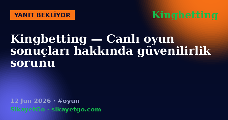 Kingbetting — 12 Jun 2026