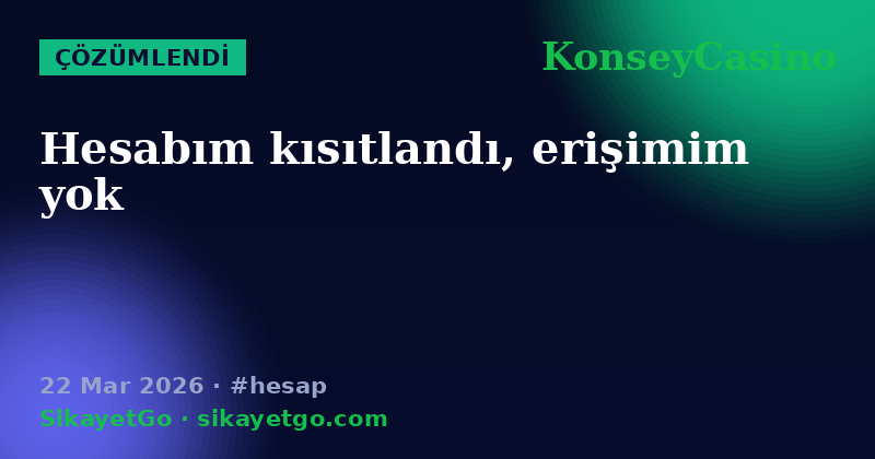 KonseyCasino — 22 Mar 2026
