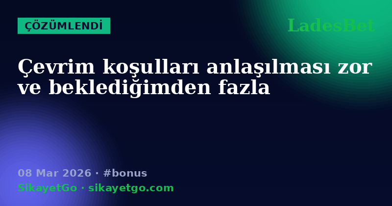 LadesBet — 08 Mar 2026