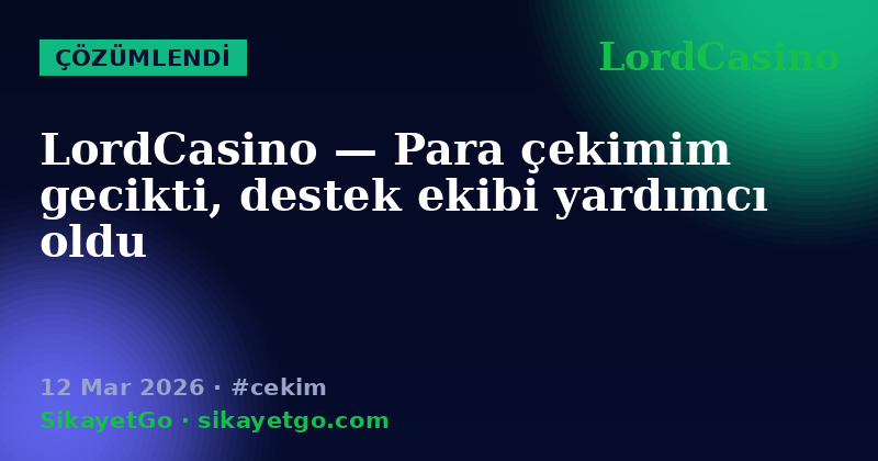 LordCasino — 12 Mar 2026