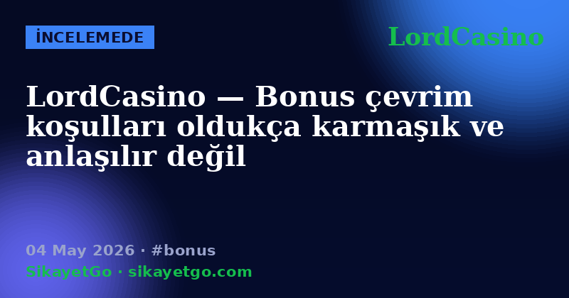 LordCasino — 04 May 2026