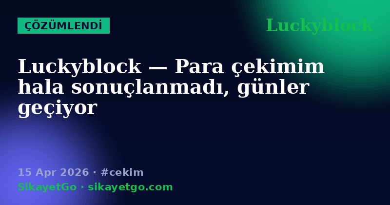 Luckyblock — 15 Apr 2026