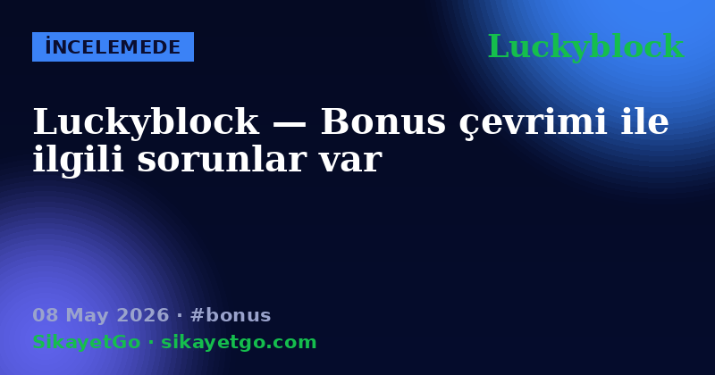 Luckyblock — 08 May 2026
