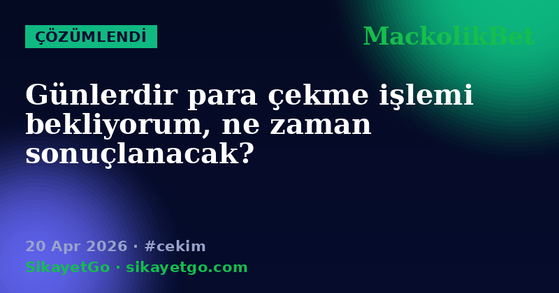 MackolikBet — 20 Apr 2026