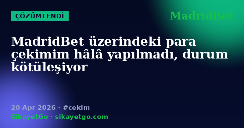 MadridBet — 20 Apr 2026