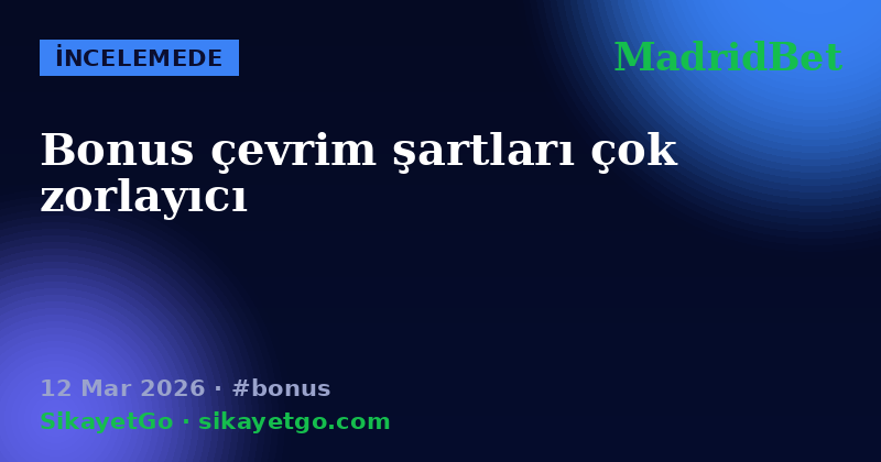 MadridBet — 12 Mar 2026