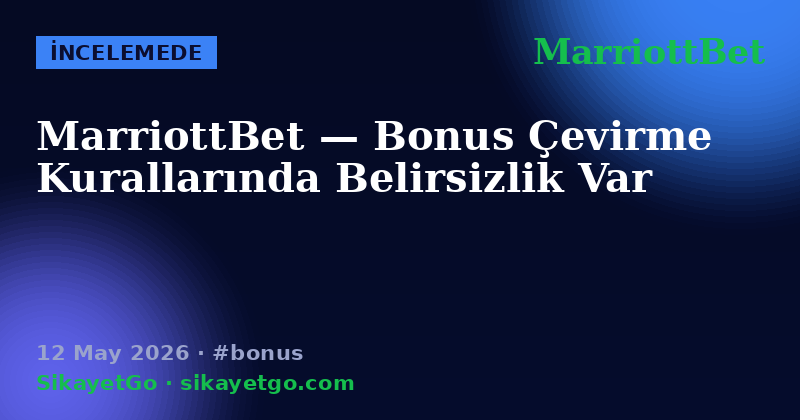 MarriottBet — 12 May 2026
