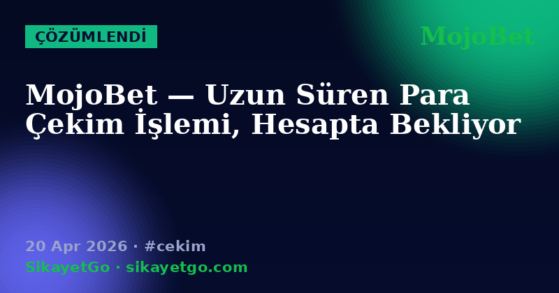MojoBet — 20 Apr 2026